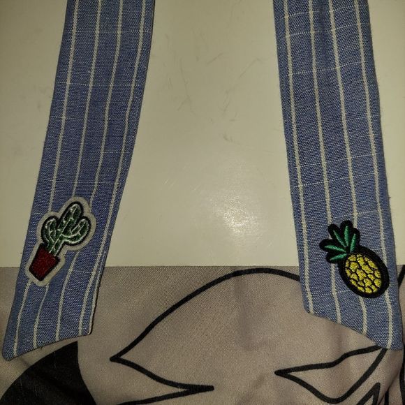 Cactus & Pineapple Striped Wired Headband - Picture 5 of 5